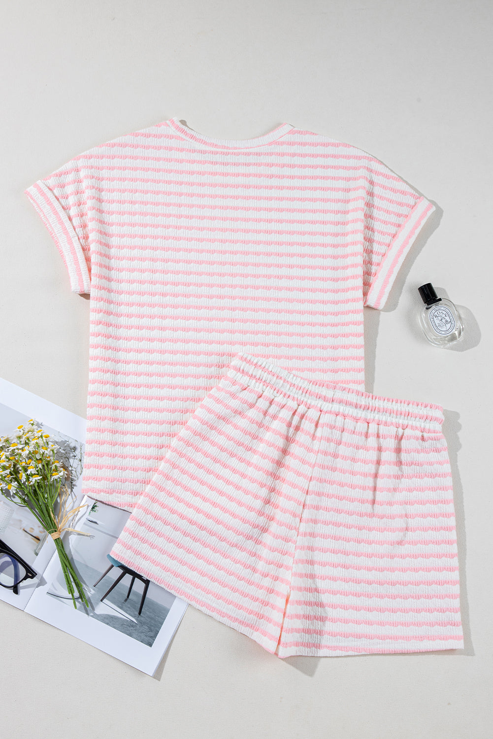 Milana Stripe Knitted Set - Threaded Pear
