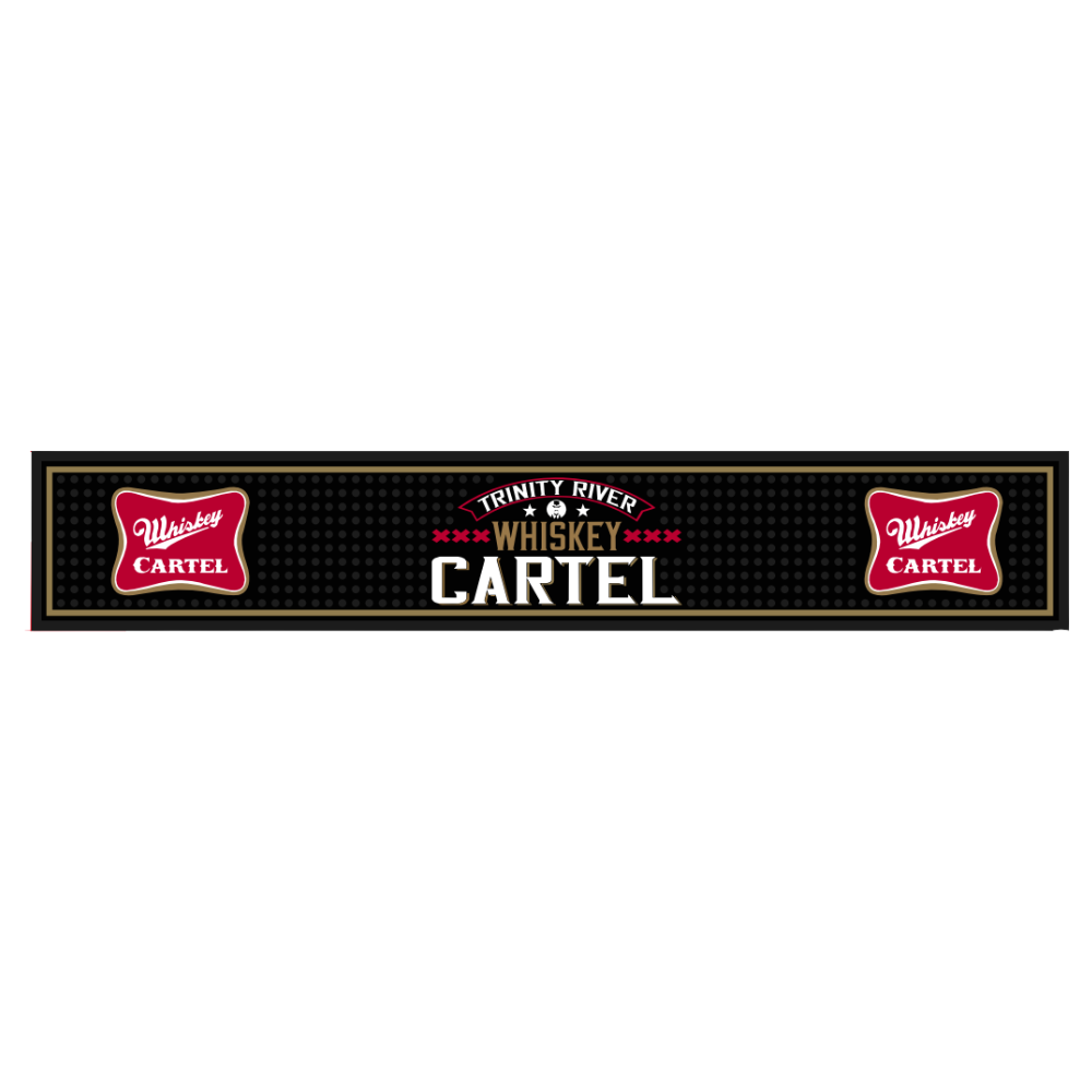 Trinity River Whiskey Cartel Bar Mat - The Gold Cactus