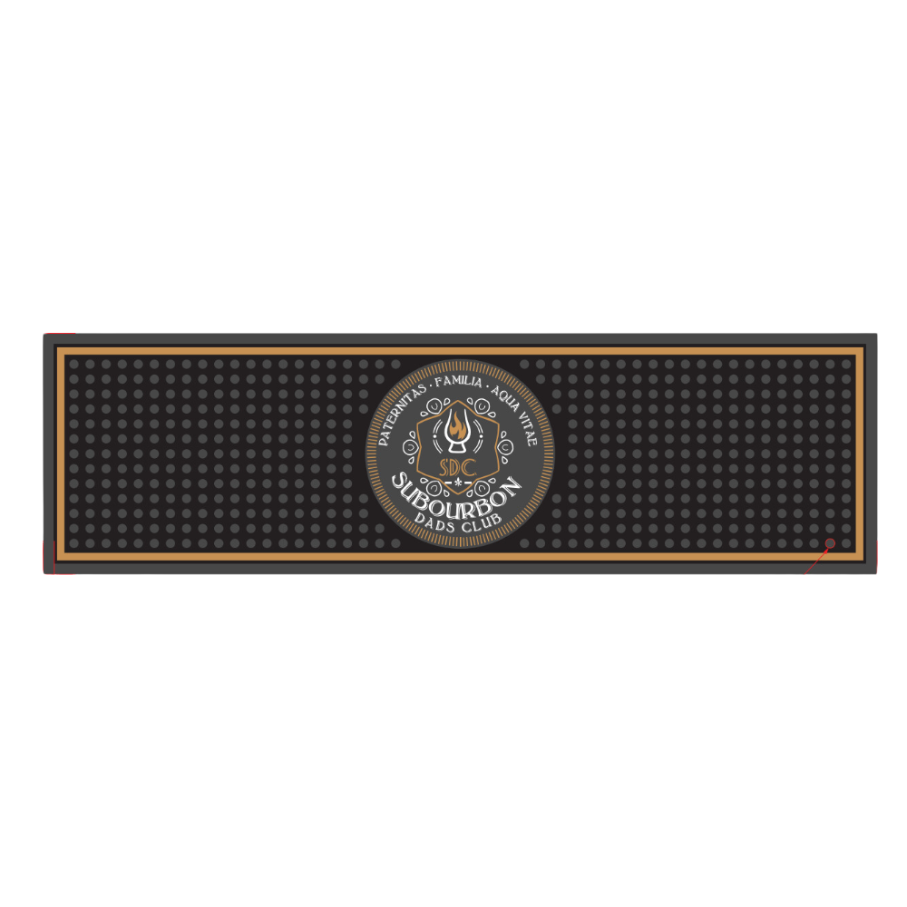Subourbon Dad's Club Bar Mat