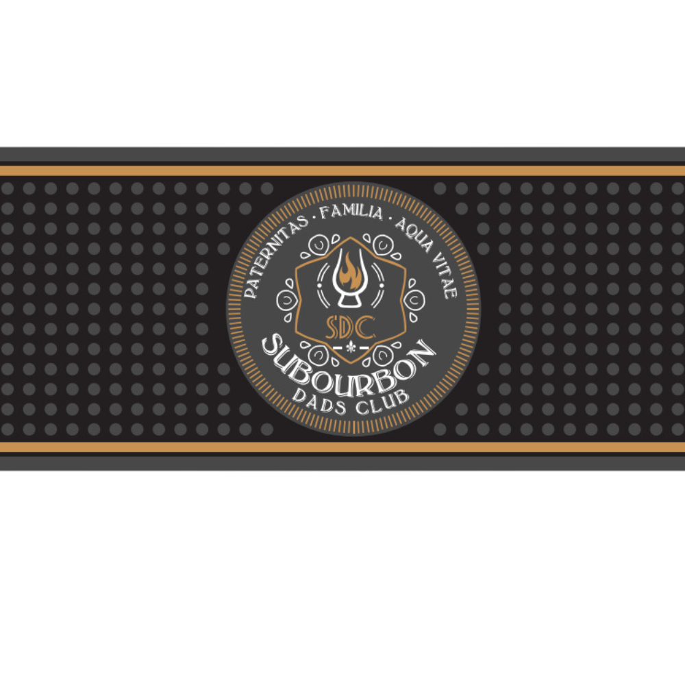 Subourbon Dad's Club Bar Mat