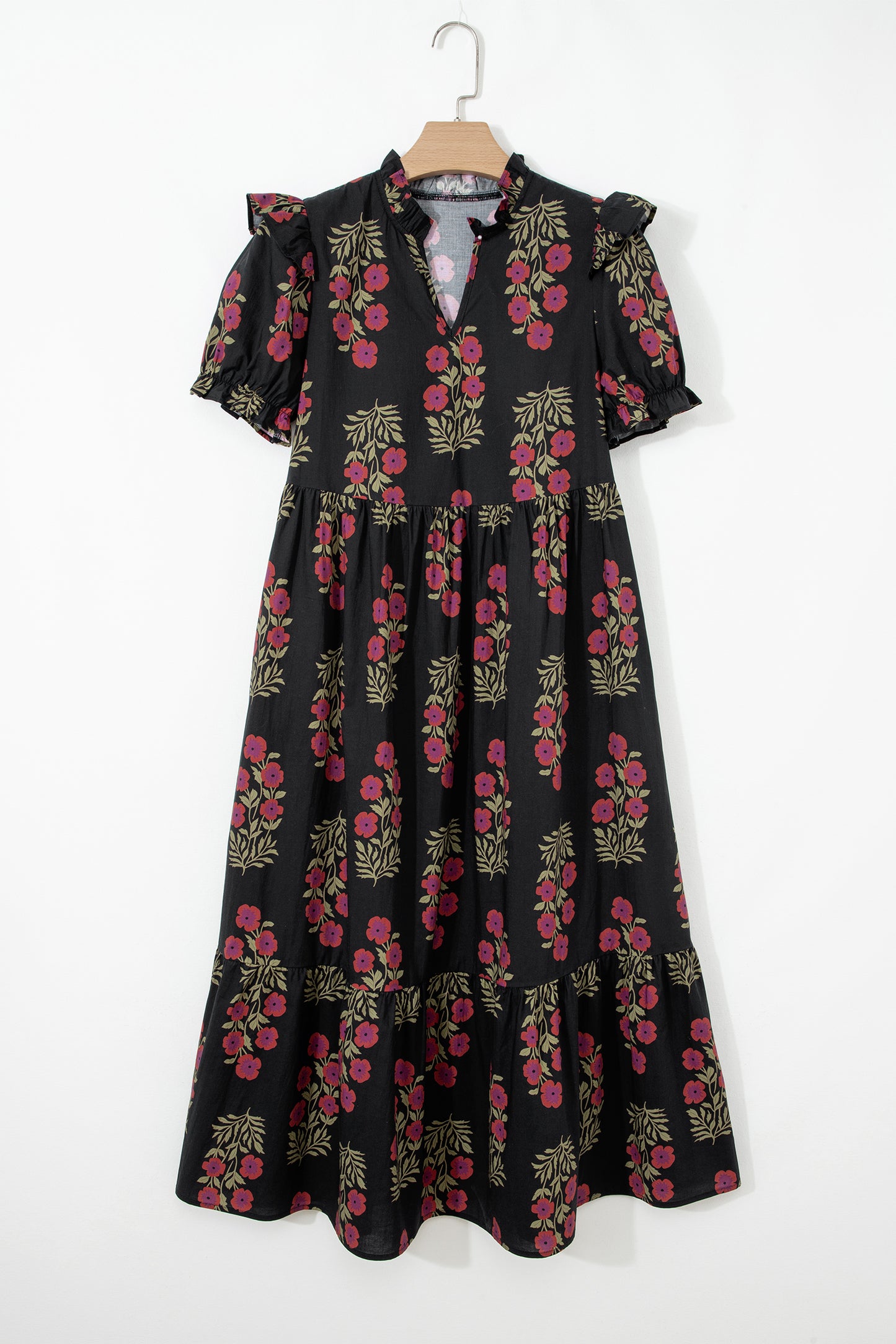 Emery Tiered Maxi Dress - The Gold Cactus