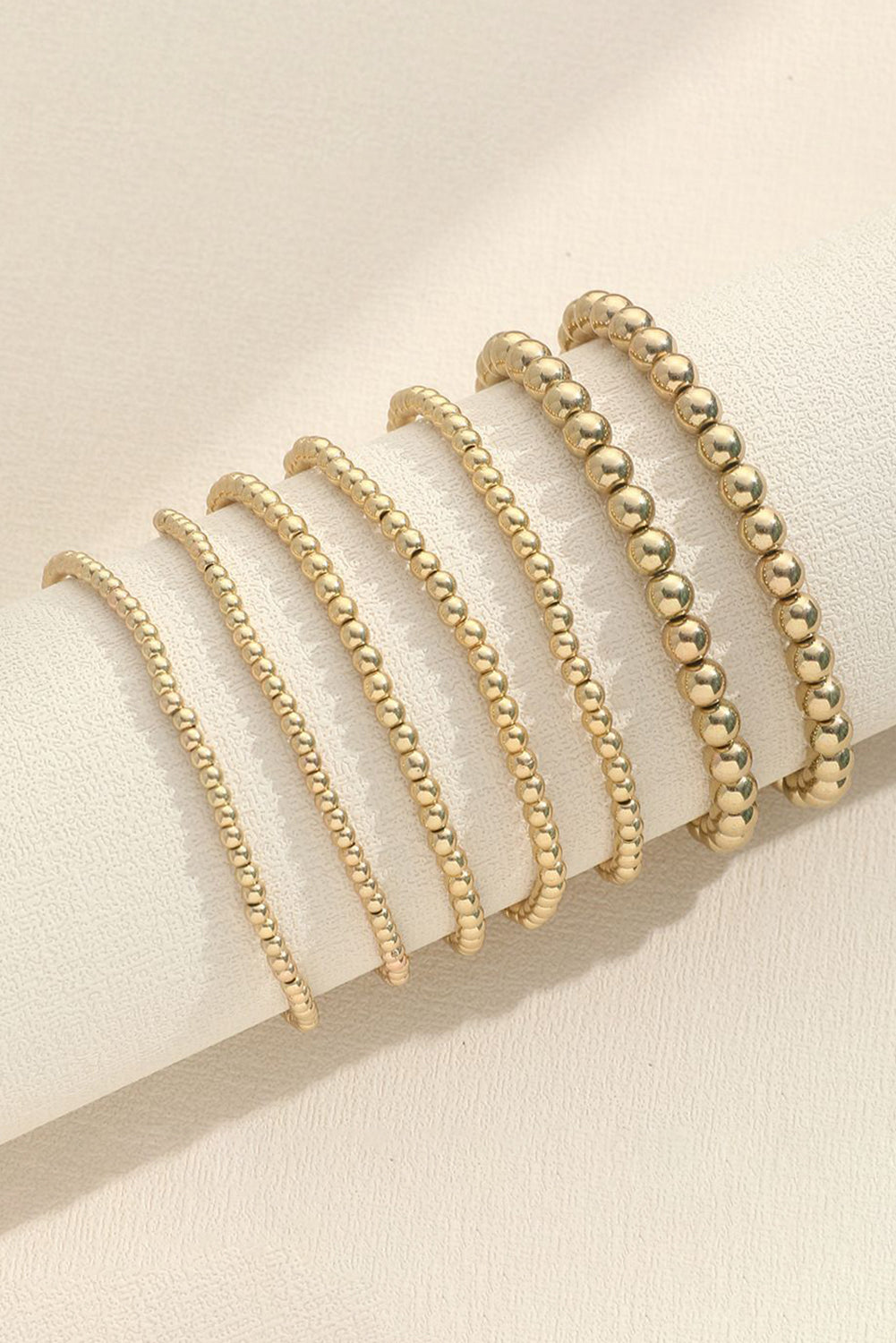 Multi Layered Beaded Bracelet - Threaded Pear