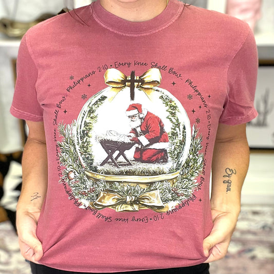 Baby Jesus & Santa Graphic Tee