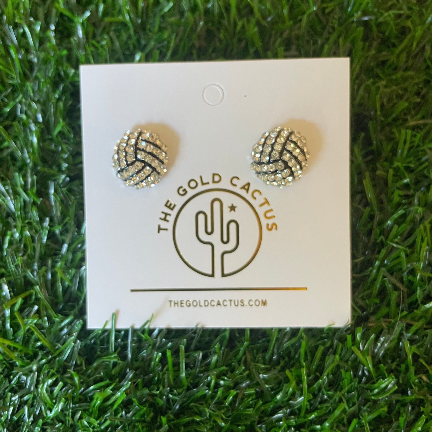 Game Day Mini Pave Stud Earrings