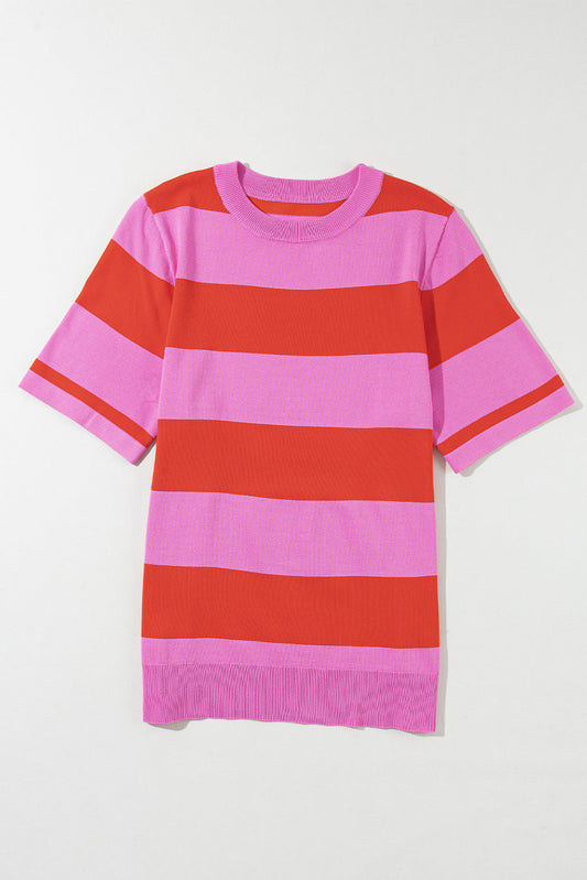 Alisson Striped Knitted Top
