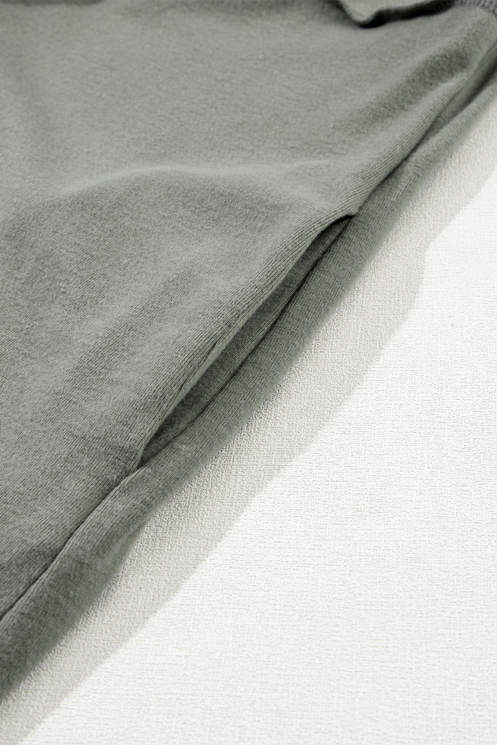 Asha High Neck Cross Seam T-shirt Dress - Threaded Pear