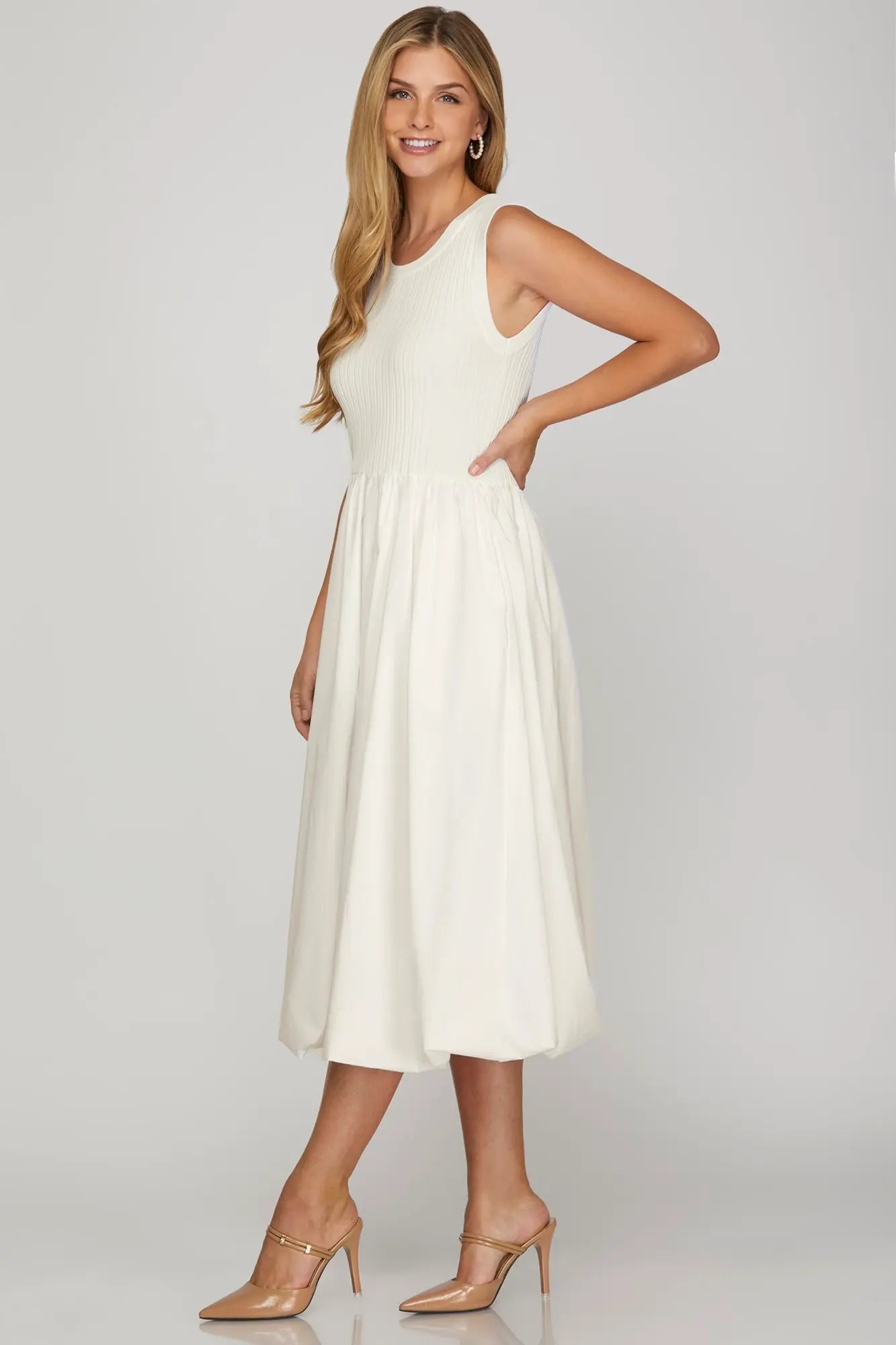 Serenity Bubble Maxi Dress