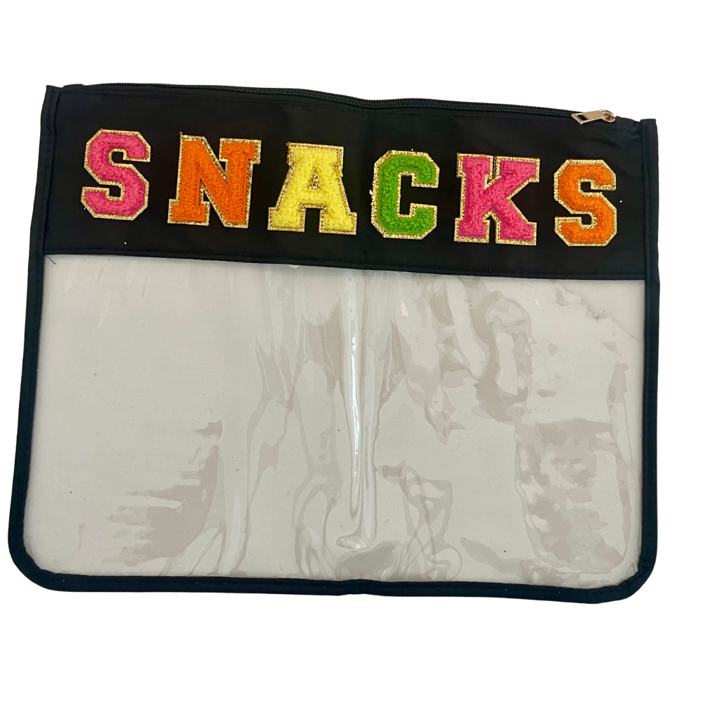 Chenille Patch Clear Deluxe Organizer | 9 Styles - The Gold Cactus