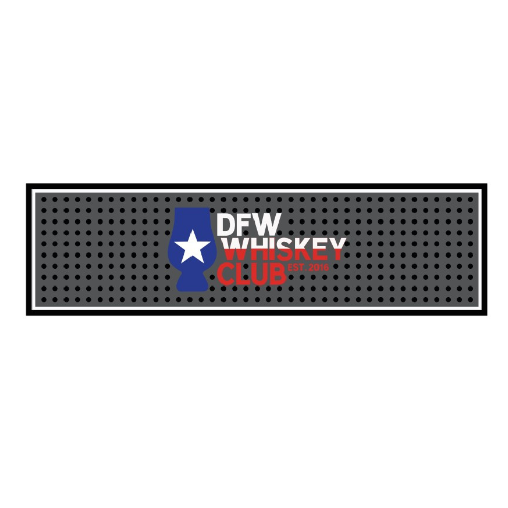 DFW Whiskey Club Bar Mat - The Gold Cactus