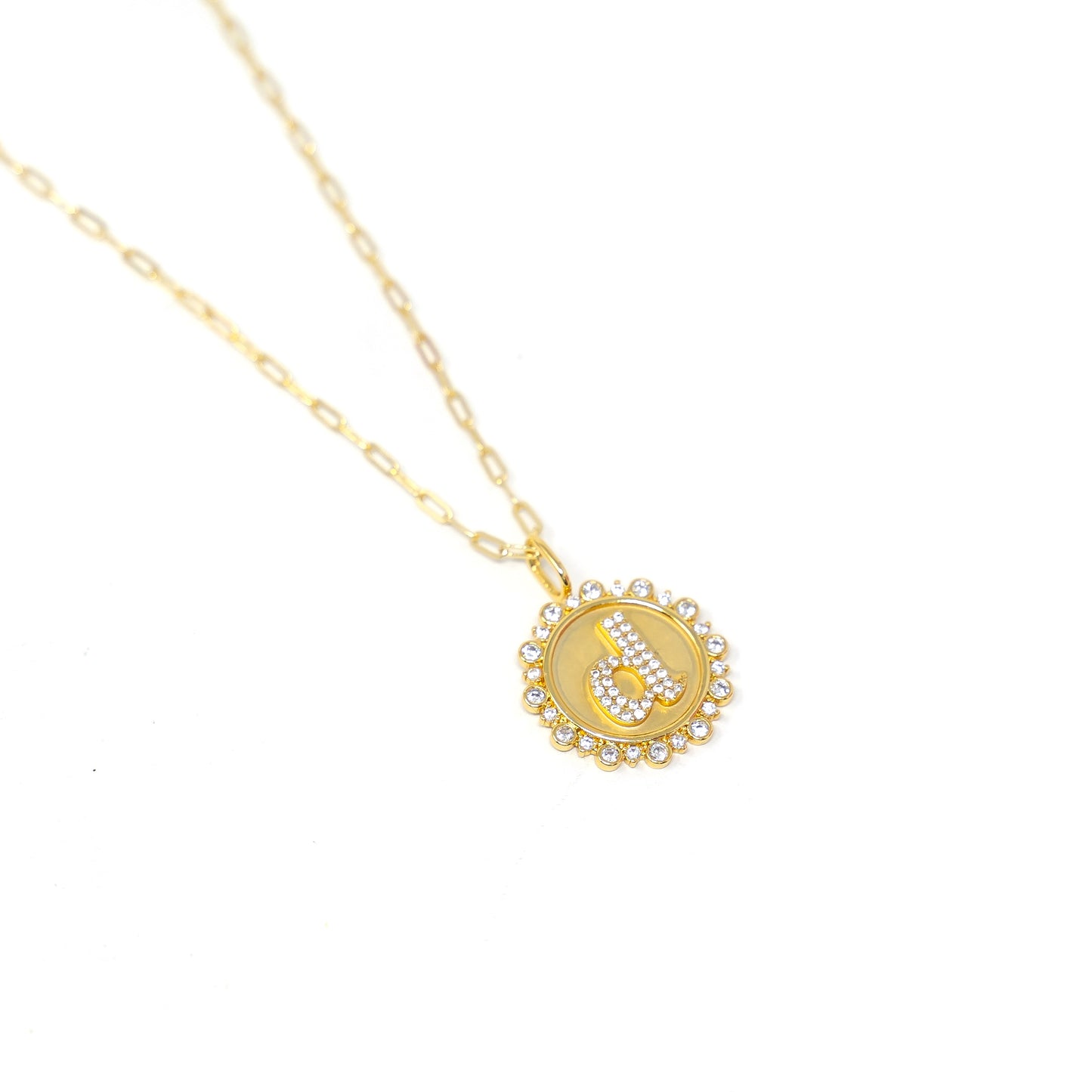 Initial Vintage Coin Charm - The Gold Cactus