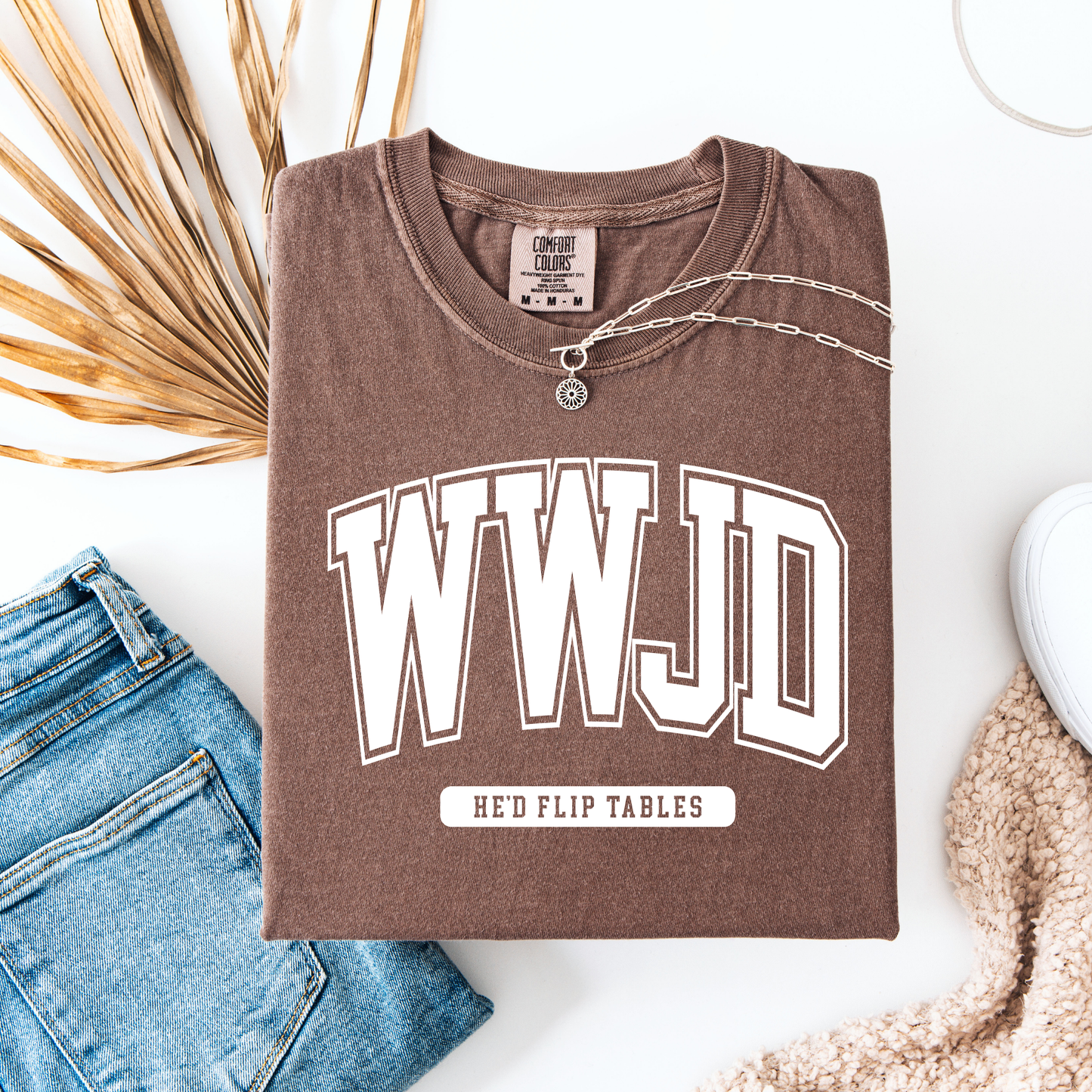 WWJD Flip Tables Graphic Tee