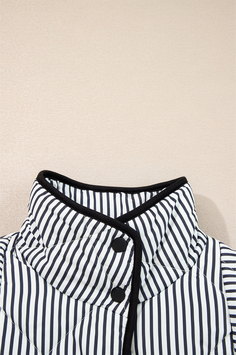 Jane Black Stripe Vest
