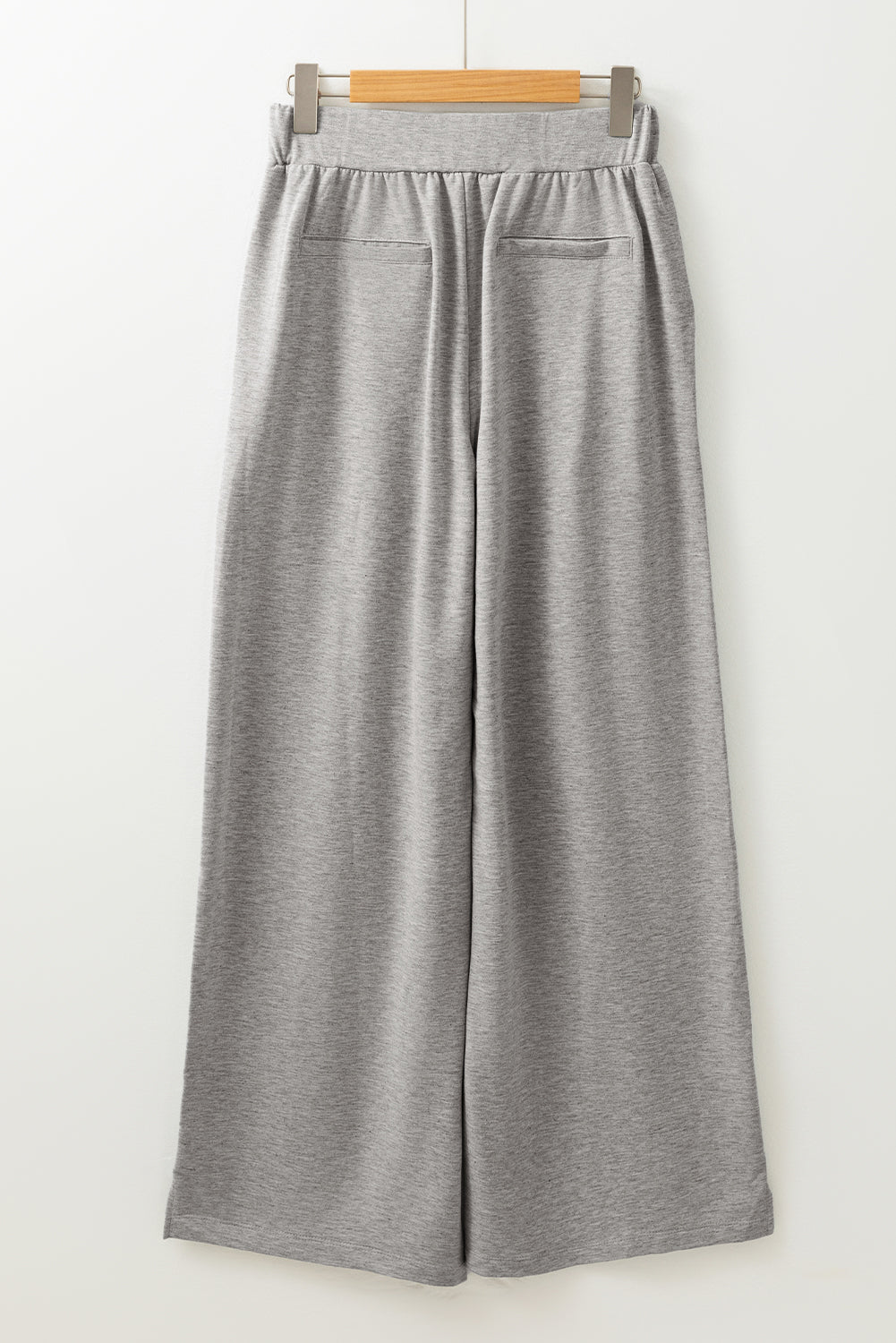 Freya Central Seam Wide Leg High Waist Knit Pants