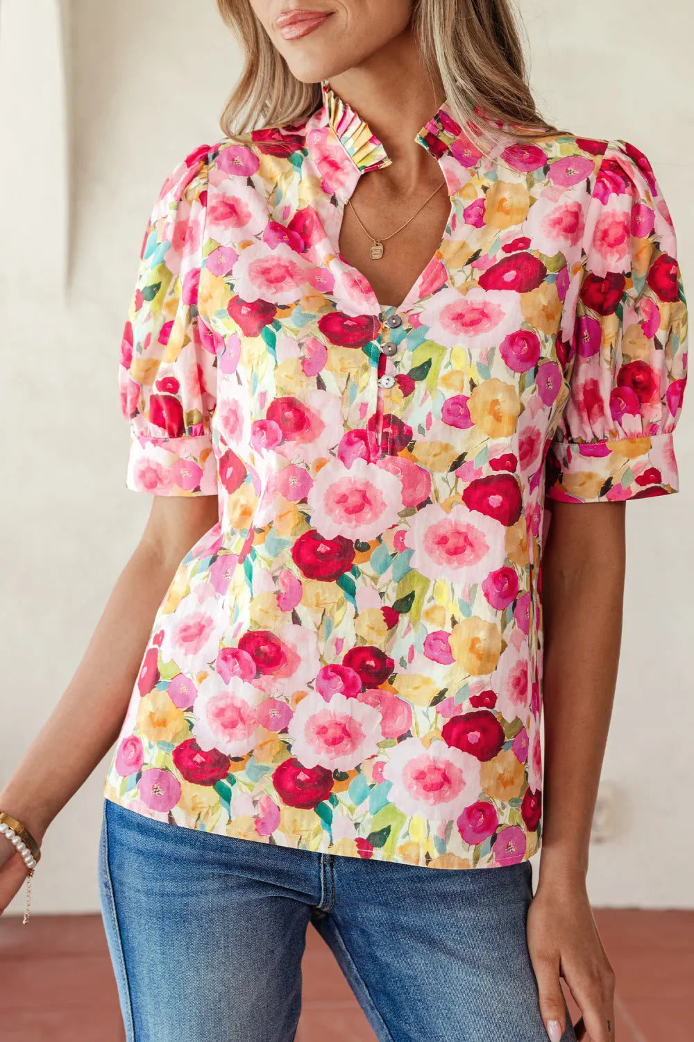 Peony Floral Blouse