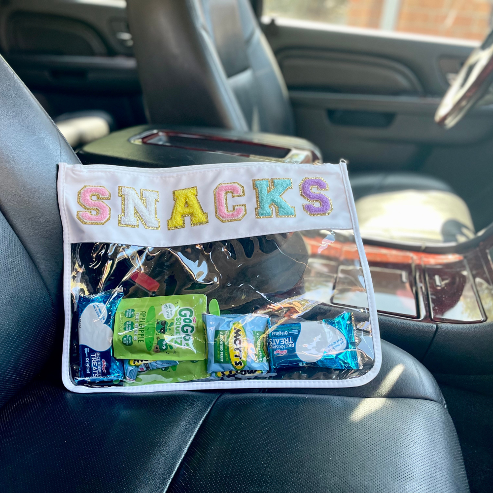 Chenille Patch Clear Deluxe Organizer | 9 Styles - The Gold Cactus