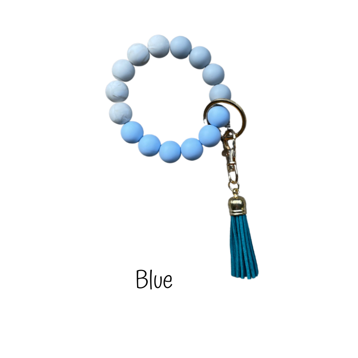 Silicone Key Ring Bracelet | 6 Colors - The Gold Cactus