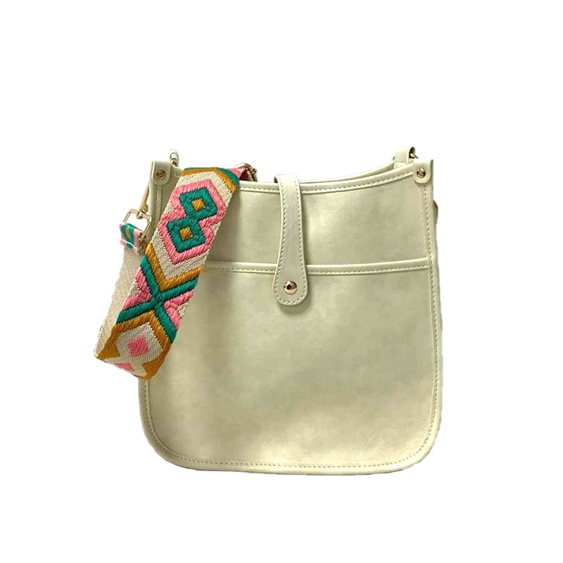 Vegan Leather Messenger Bag | 3 Colors - The Gold Cactus