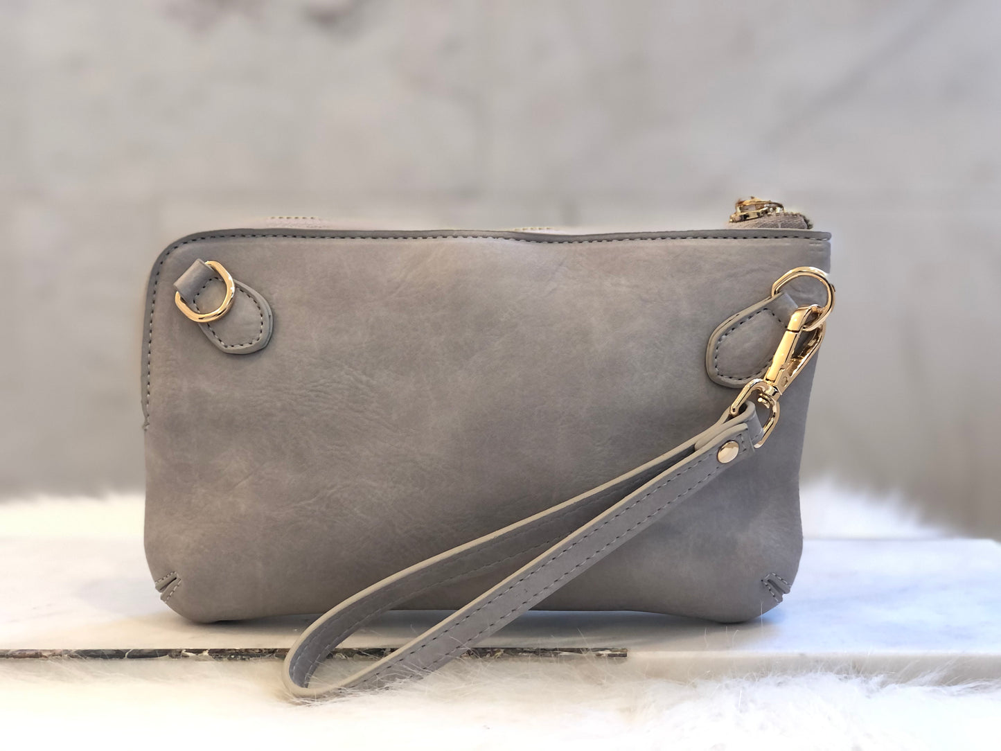 Gold Star Vegan Leather Convertible Crossbody | 2 Colors - The Gold Cactus