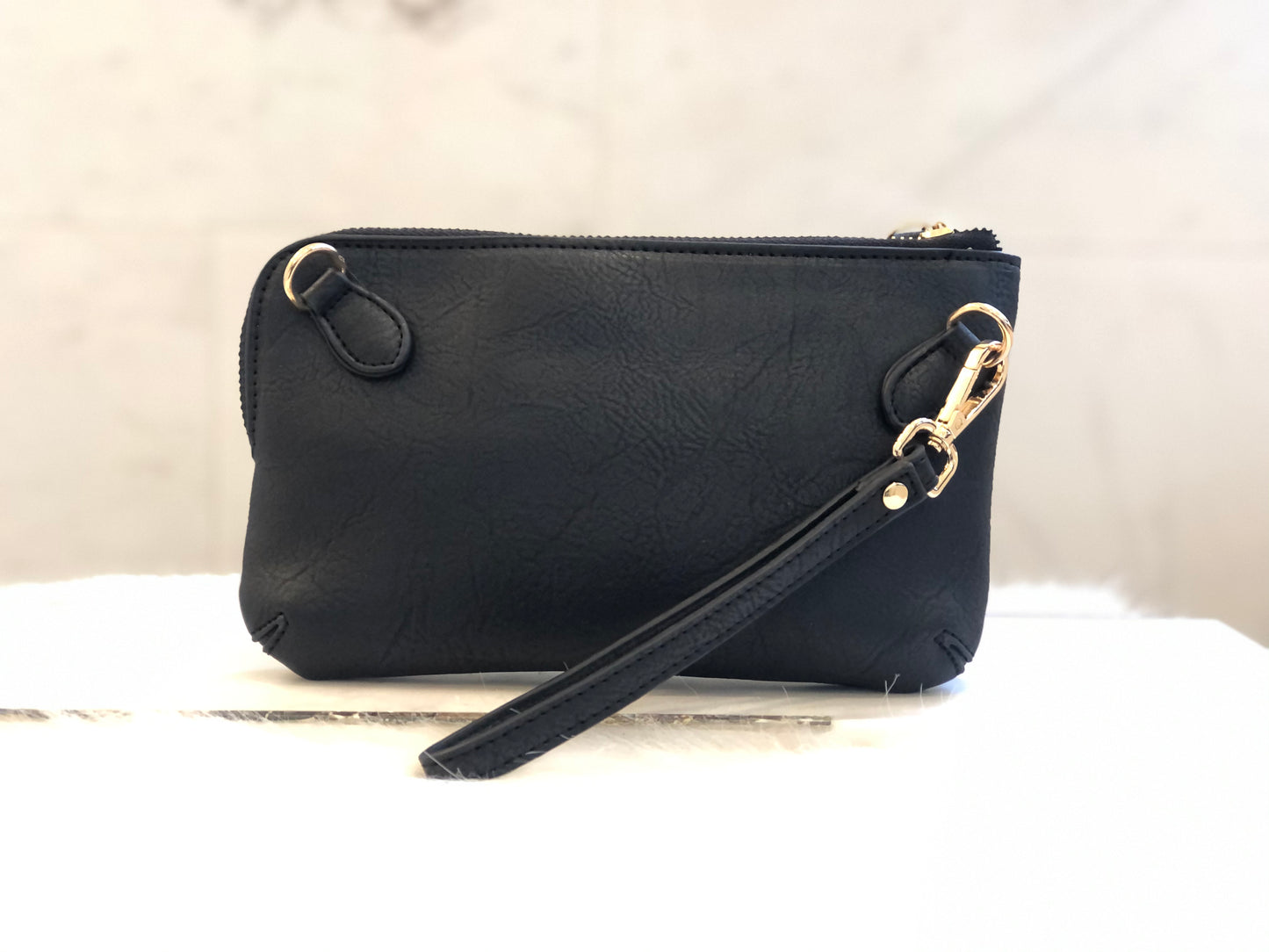 Gold Star Vegan Leather Convertible Crossbody | 2 Colors - The Gold Cactus