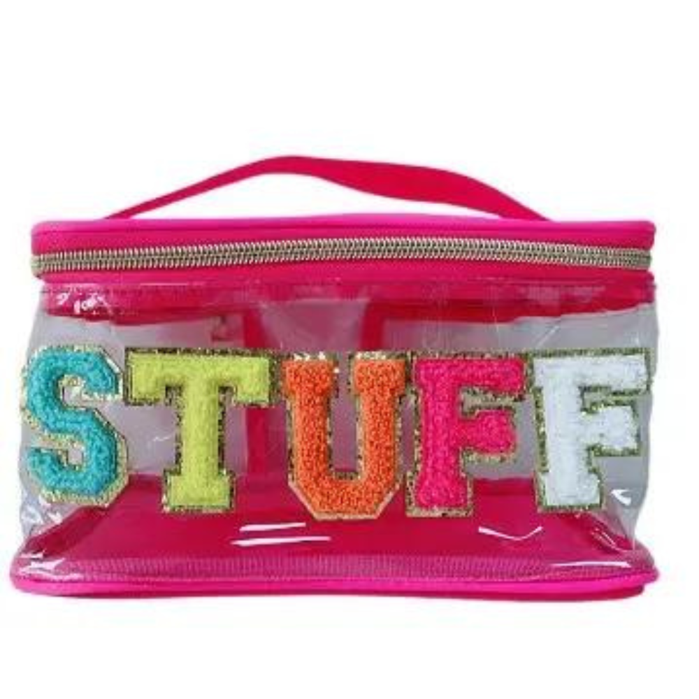 Clear Cosmetic Bag - The Gold Cactus