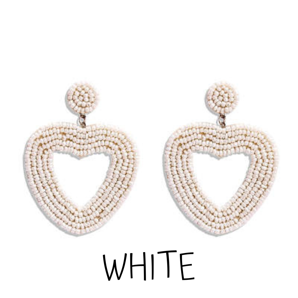 Heart Earrings | 5 Colors - The Gold Cactus