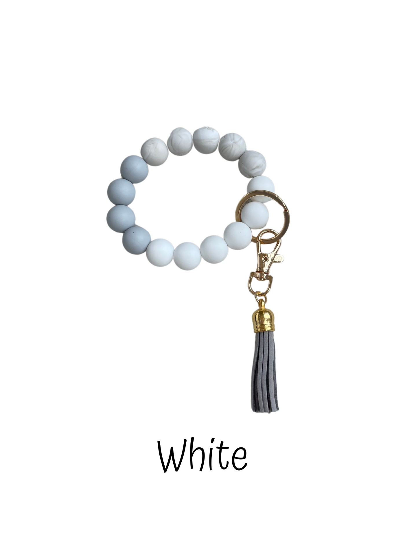 Silicone Key Ring Bracelet | 6 Colors - The Gold Cactus