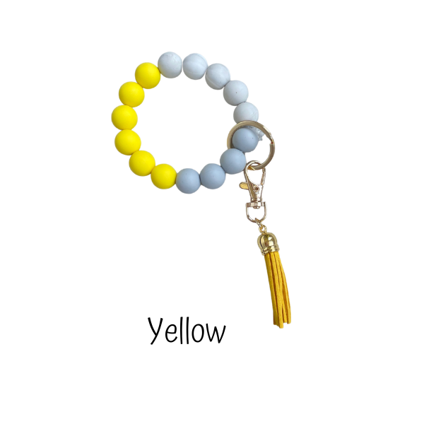 Silicone Key Ring Bracelet | 6 Colors - The Gold Cactus