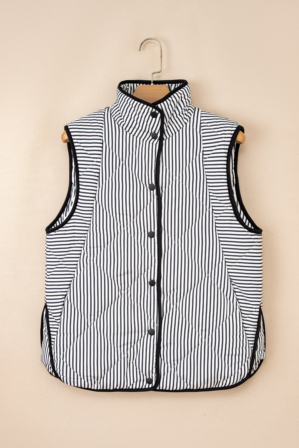 Jane Black Stripe Vest