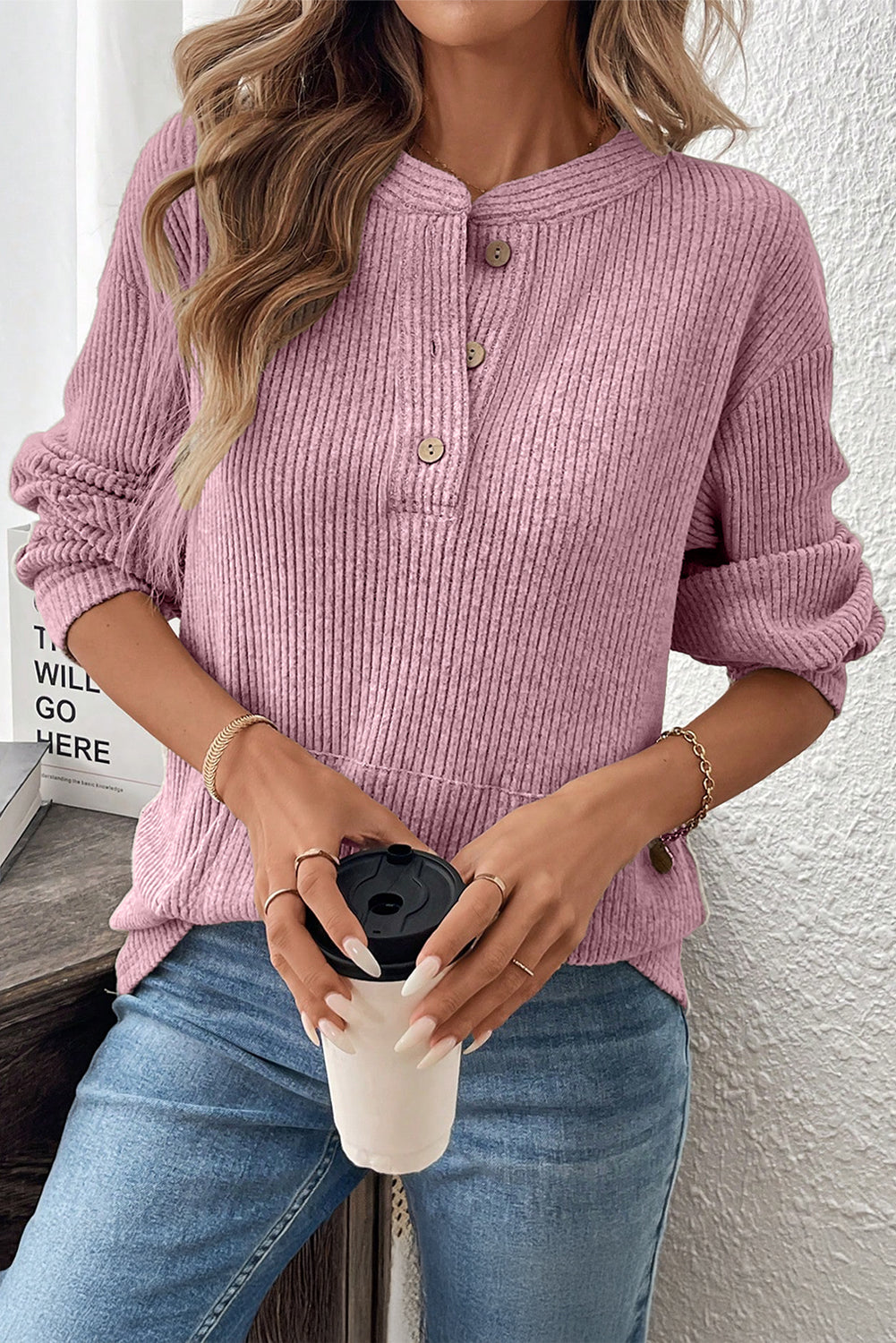 Sloane Henley Knit Top