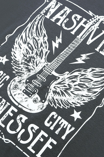 Nashville music City Graphic Tee - The Gold Cactus