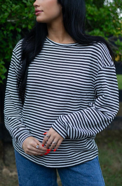 Elouise Stripe Long Sleeve Top