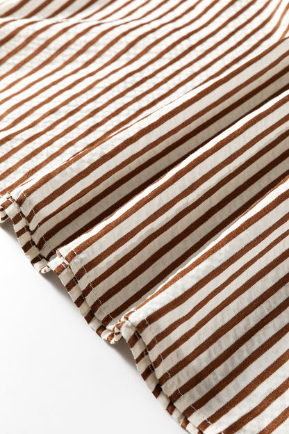 Sara Ruffled Short Sleeve Blouse - The Gold Cactus