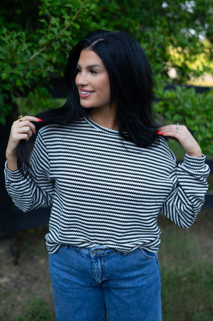 Elouise Stripe Long Sleeve Top