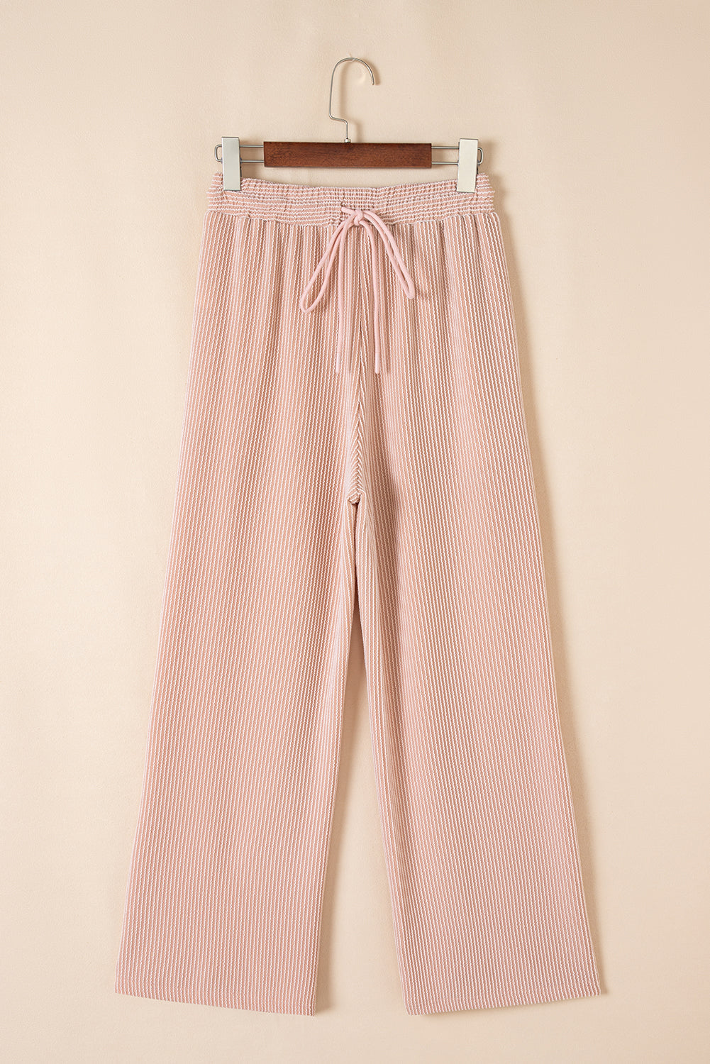 Leilany Corded Knit Short Sleeve Set - Threaded Pear