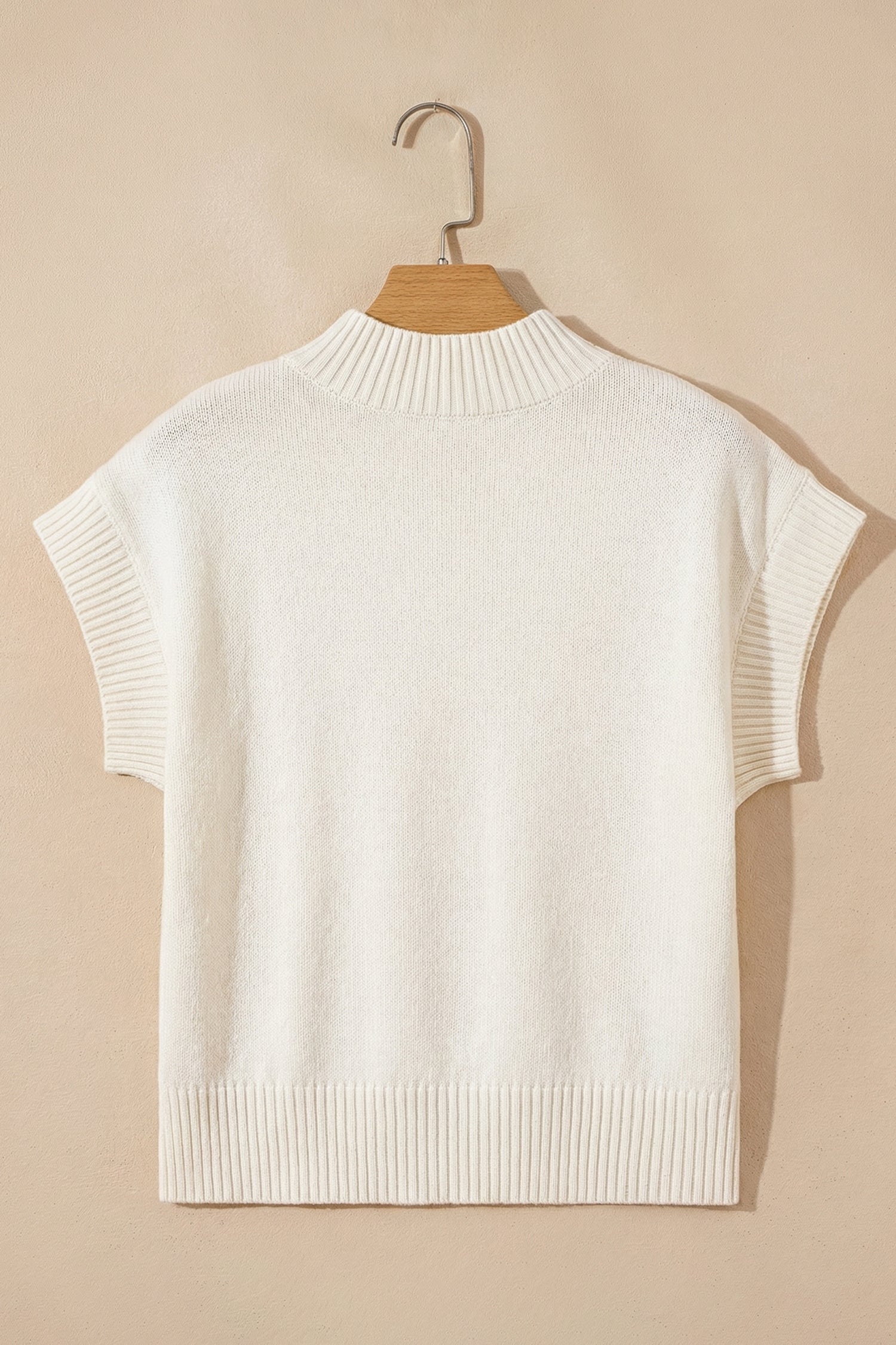Amore Valentine Heart Short Sleeve Sweater - The Gold Cactus