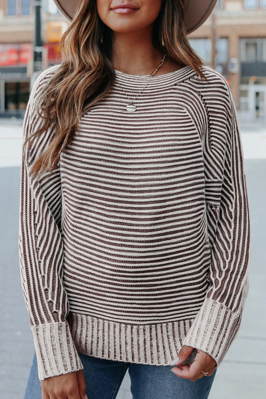 Clara Ribbed Knit Sweater