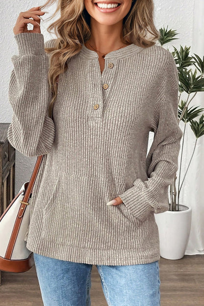 Sloane Henley Knit Top