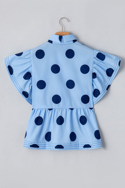 Journey Polka Dot Buttoned Blouse