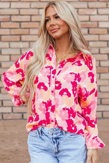 Tessa Floral Buttoned Shirt.