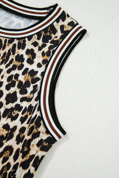 Yara Leopard Sleeveless Maxi Dress