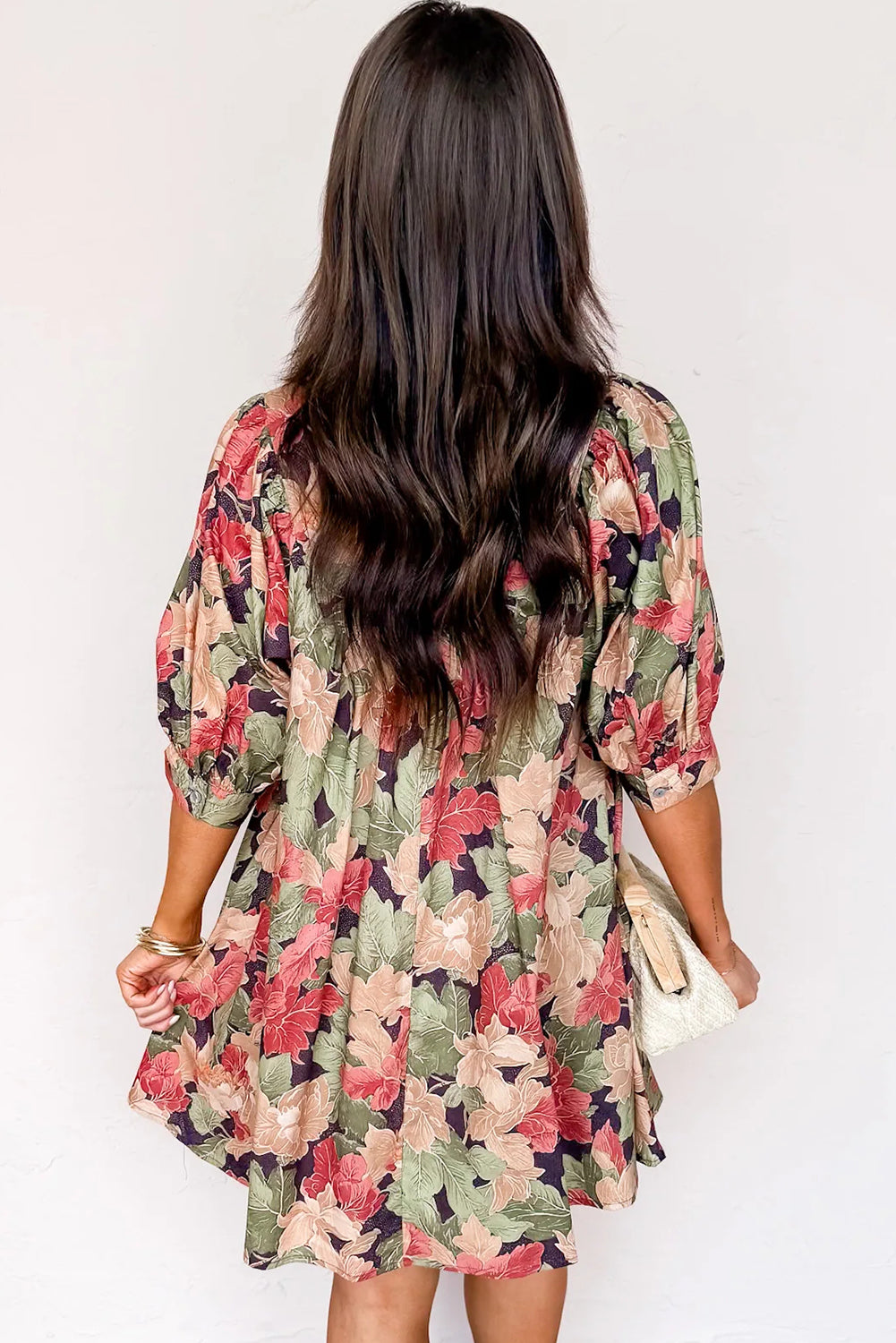 Lucia Floral Print Dress - The Gold Cactus