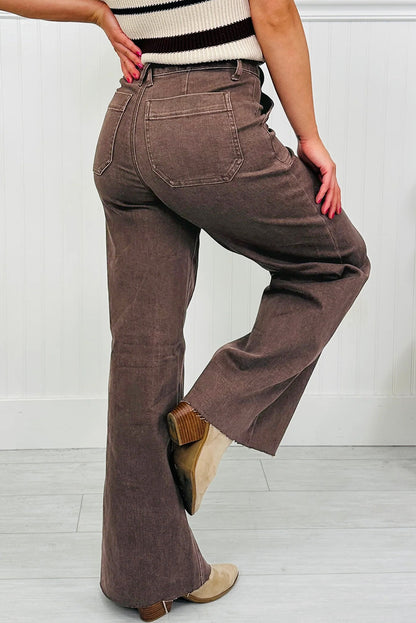 Teagan Dark Brown Jeans