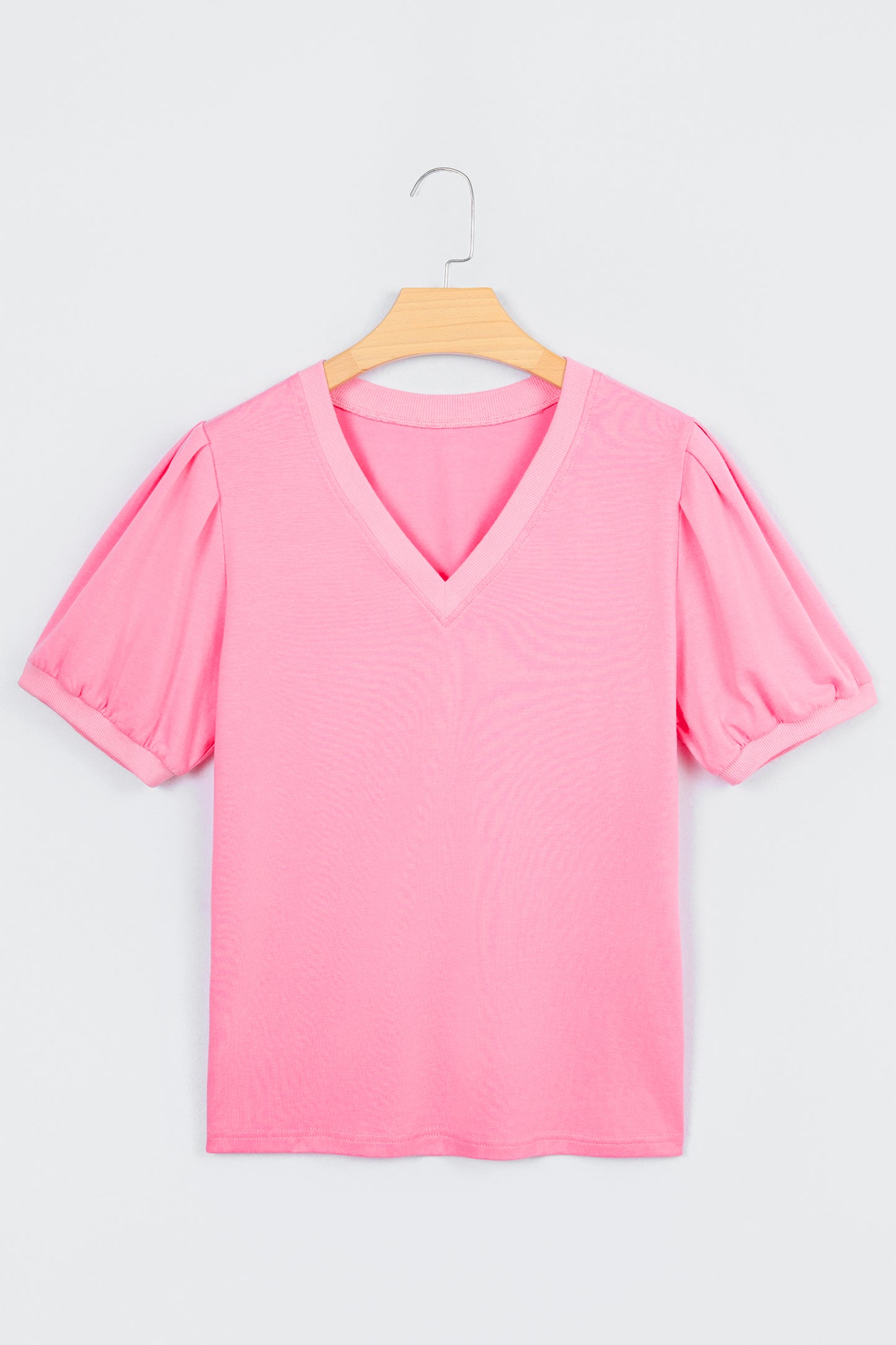 Pink V Neck Top - The Gold Cactus