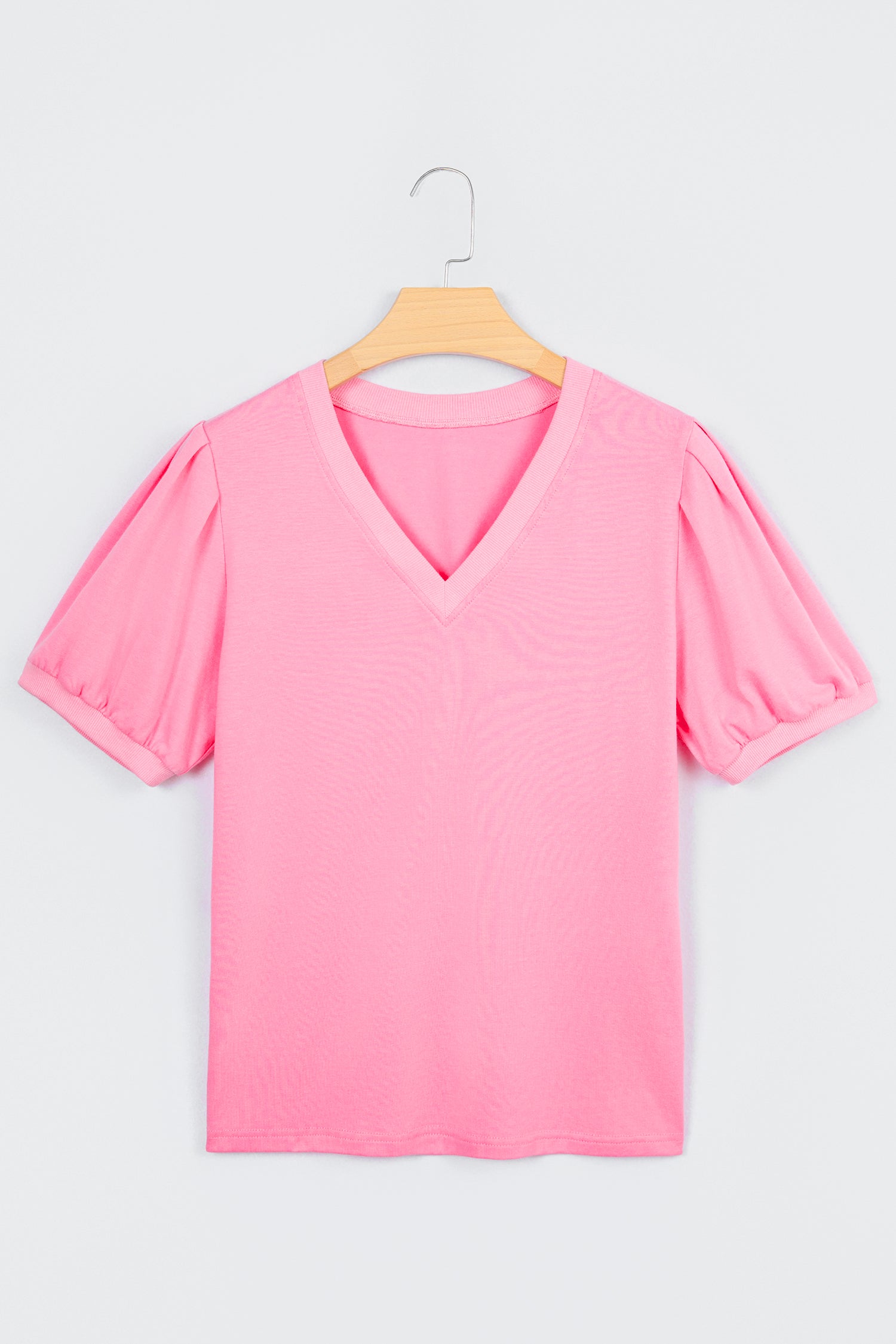 Pink V Neck Top - The Gold Cactus