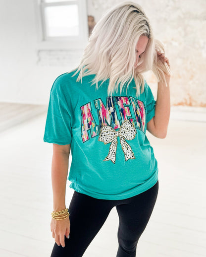 Paint Stroke Amen Graphic Tee