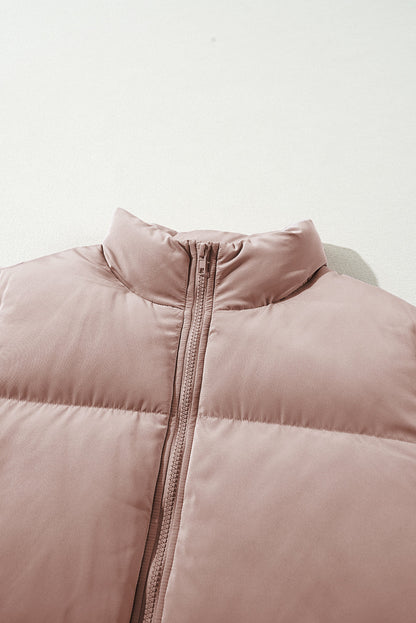 Kamila Zipper Quilted Puffer Jacket