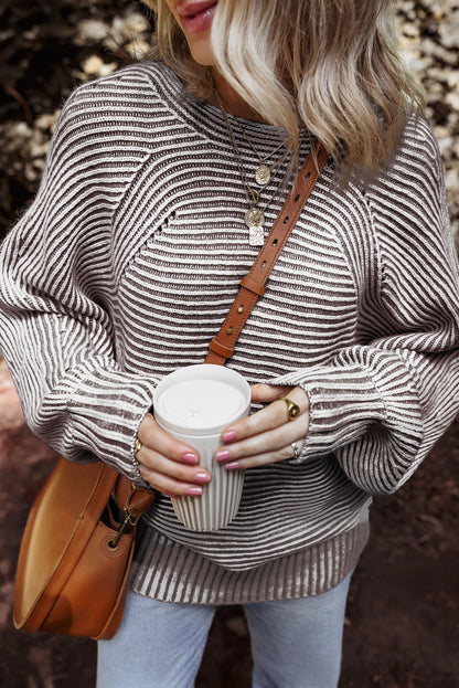 Clara Ribbed Knit Sweater