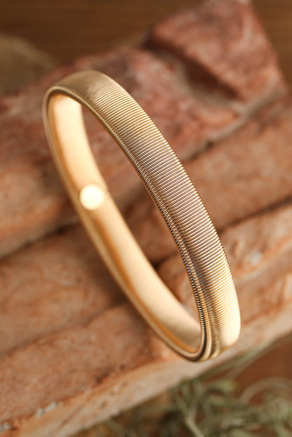 Stretchy Metal Wide Bangle