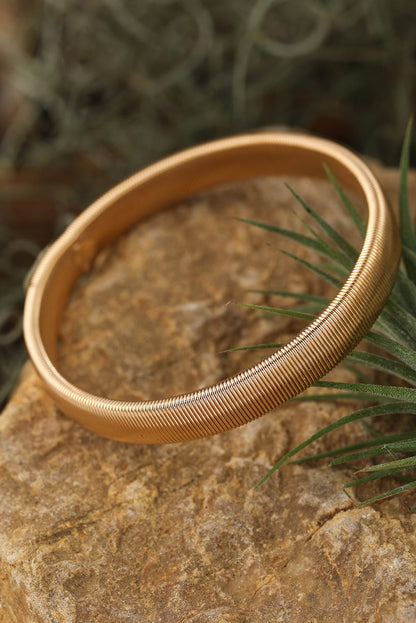 Stretchy Metal Wide Bangle