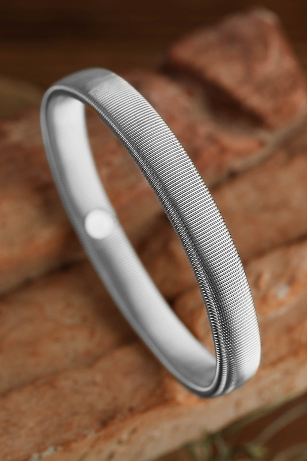 Stretchy Metal Wide Bangle